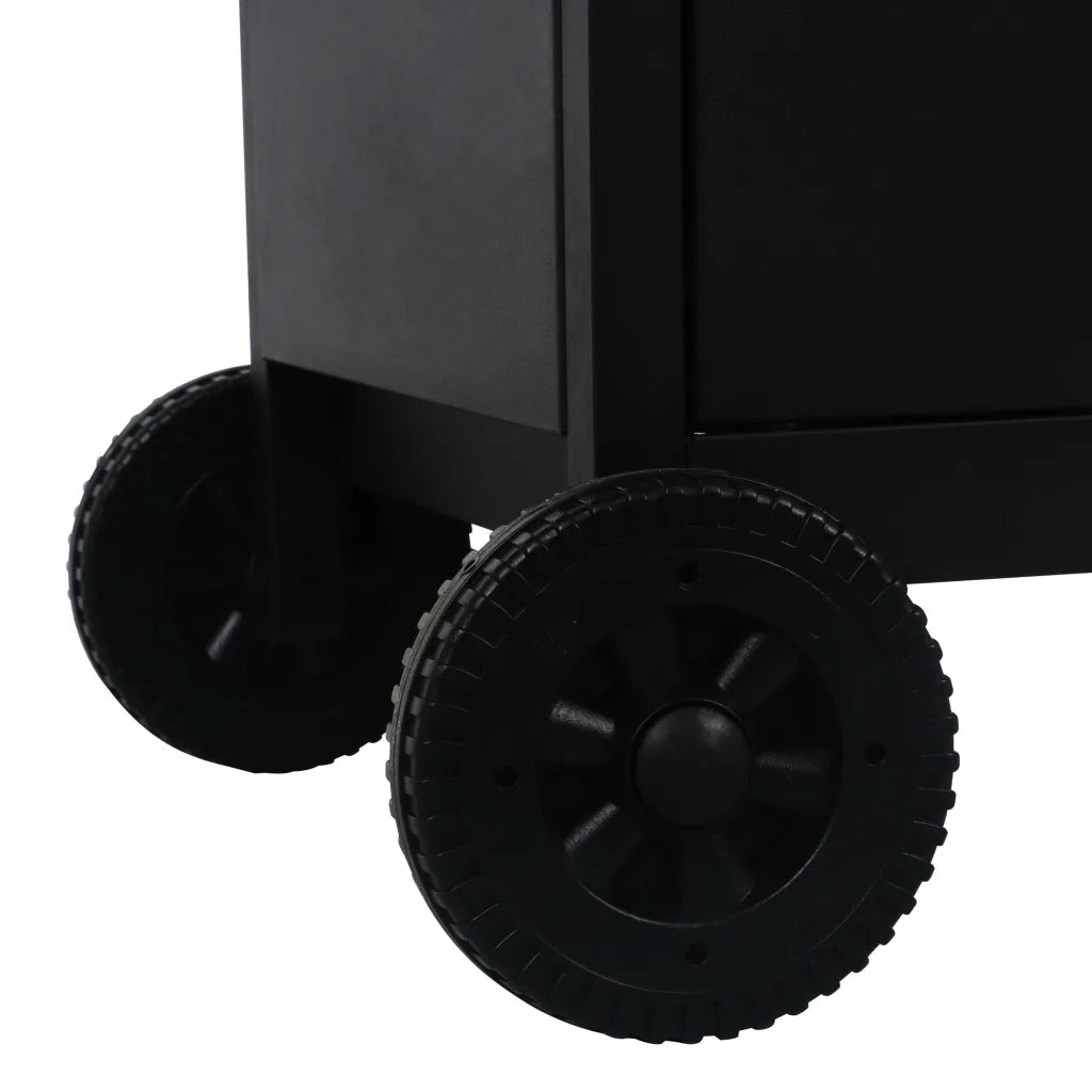 Barbecue Combinato Carbone e Gas 3 Fuochi 47388
