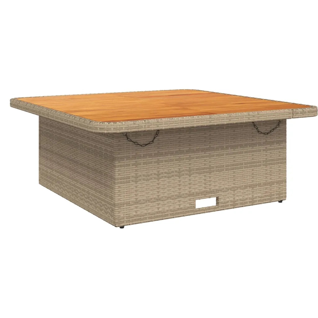 Set da Pranzo da Giardino 4 pz con Cuscini Beige in Polyrattan 3277417