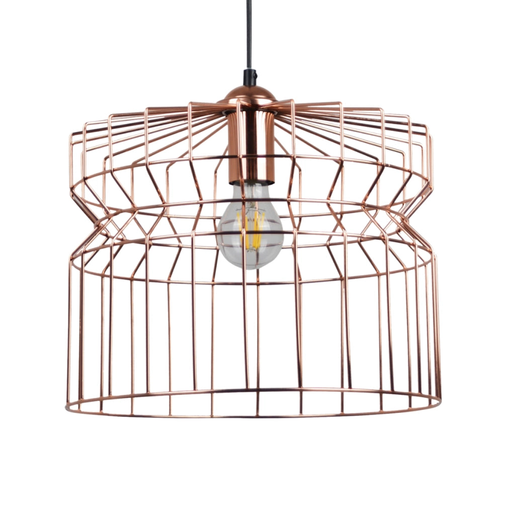 Lampada a sospensione Polux Lagos oro metallo E27 316387