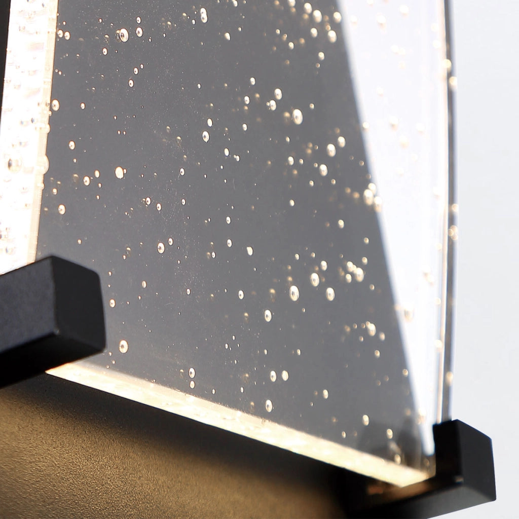 Applique esterna nera KABO LED 10W 3000K IP44 Quintiesse