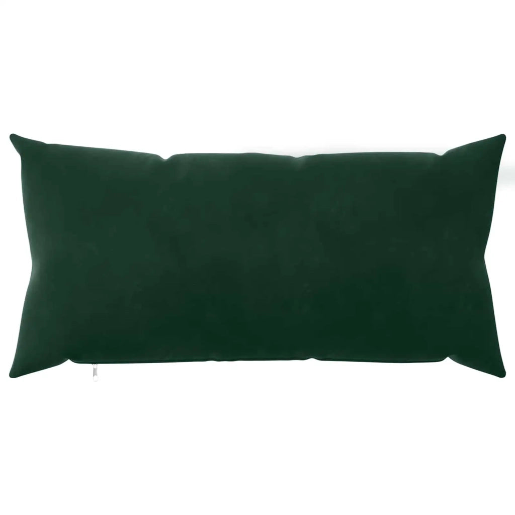 Federa 2 pcs HEERLEN Verde Scuro 40 x 70 cm Velluto 909477