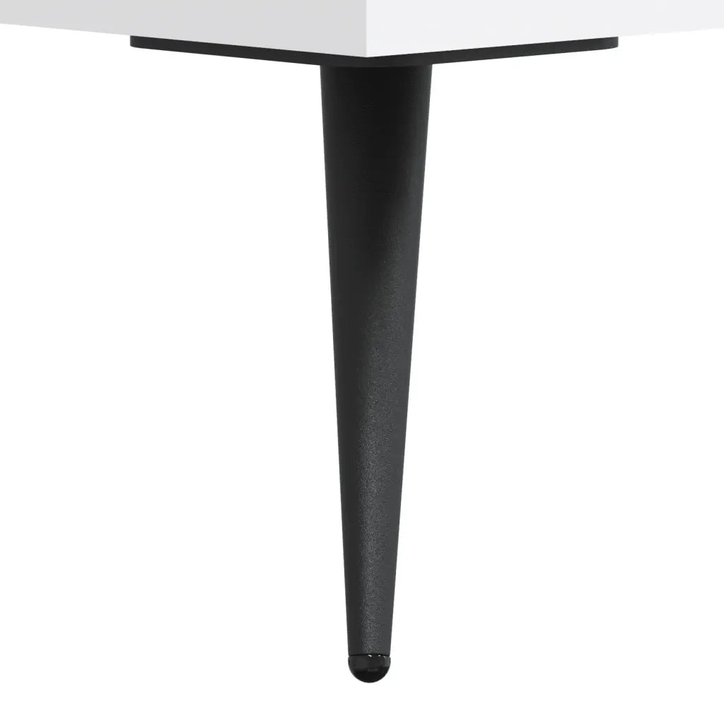 Mobile porta TV con ampio vano contenitore per soggiorno 150 x 30 x 44,5 cm legno composito bianco 02_0048967