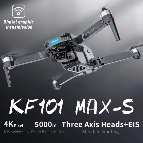 Drone Professionale MAXS Pro - Camera 4K & Gimbal 3-assi - GPS & Motor a Flusso Continuo