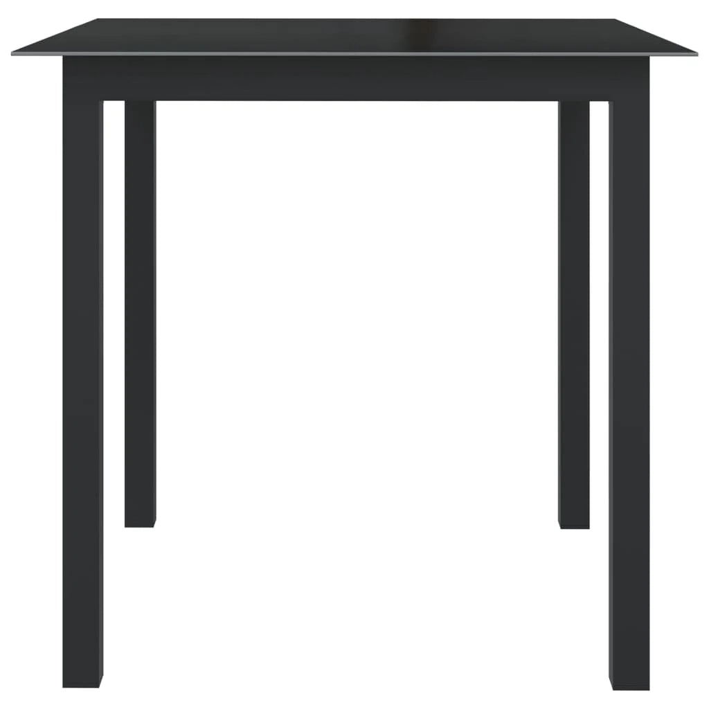 Set da pranzo da giardino per esterni in alluminio antracite da 5 pezzi 02_0013697