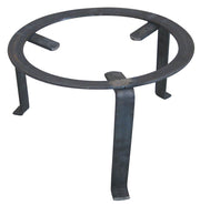 Treppiedi in ferro per camino diametro 16 cm supporto resistente per pentole e braci