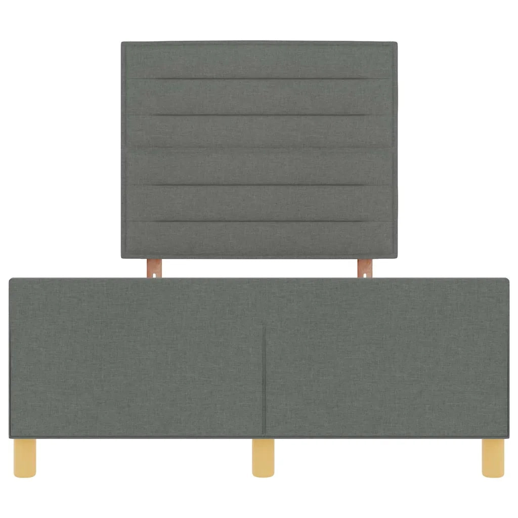 Struttura del letto-Giroletto Grigio scuro 120 x 190 cm Tessuto 367000