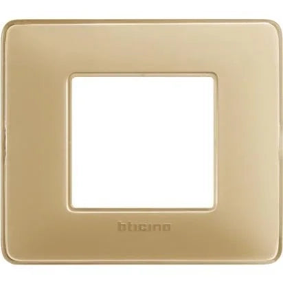 Placca Bticino Matix 2 moduli avorio AM4802CAV