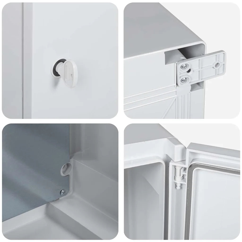 Armadio di Controllo Grigio 47 x 24 x 50 cm Plastica ABS 4106501
