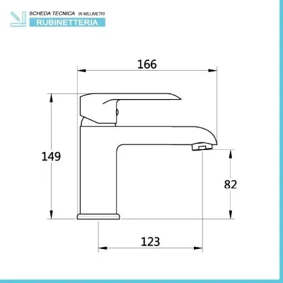 Set miscelatori lavabo e bidet cromati serie Dalila piletta inclusa