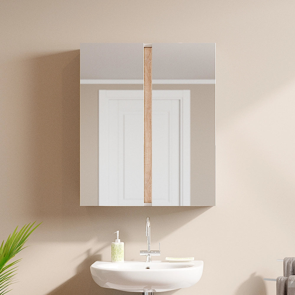 Vicco Set di mobili da bagno Bianco 2 parti