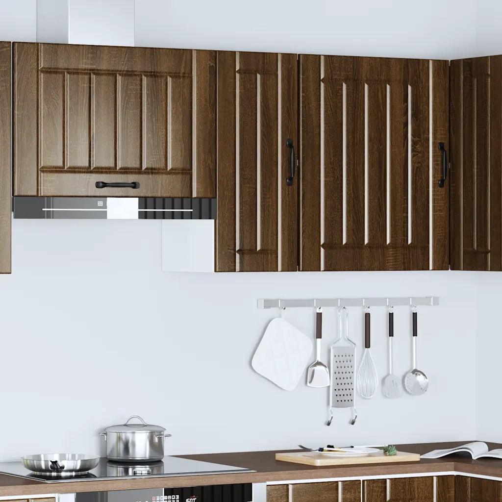 Pensile da Cucina Lucca Rovere Marrone in Legno Multistrato 853784