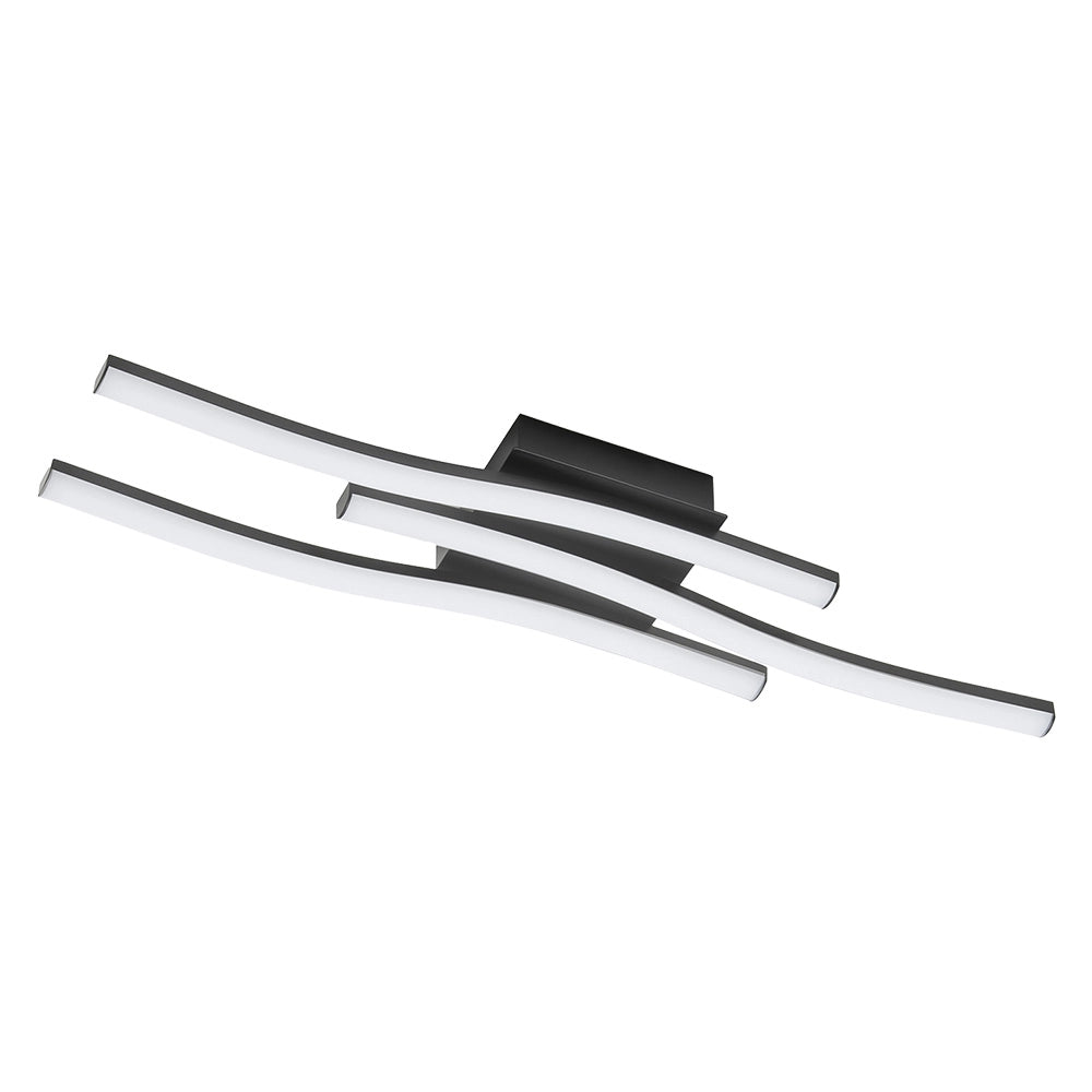 Plafoniera LED Serie Tratti 15W 1950LM Col. Nero
