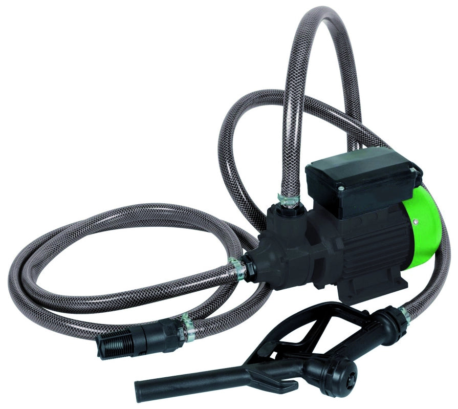 KIT POMPA GASOLIO 370 W CON PISTOLA E TUBO MT. 4