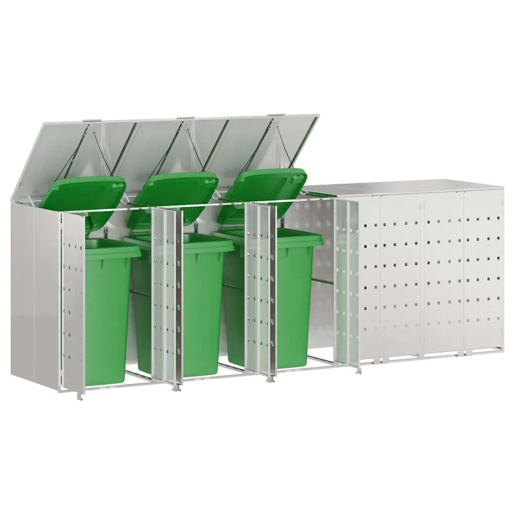 Contenitore per Rifiuti per 3 Bidoni 340 x 77.5 x 115.5 cm 3394791