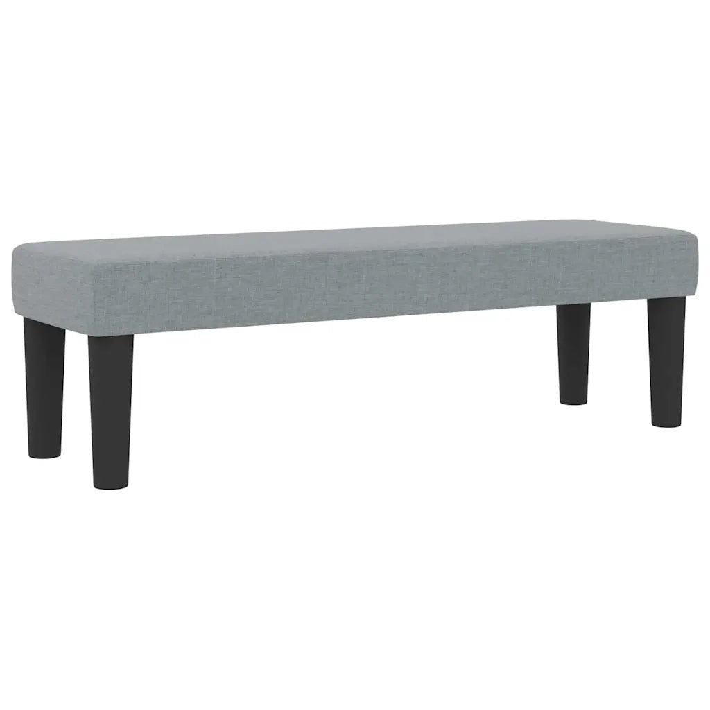 Letto a molle con materasso Grigio chiaro 160 x 200 cm Tessuto