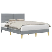 Letto matrimoniale | Letto per adulti | Struttura del letto Grigio Chiaro 160 x 200 cm Tessuto