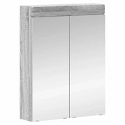Mobiletto per specchio da Bagno | Armadio da bagno con porta TULUM Grigio Sonoma