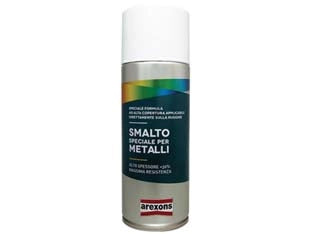 SMALTO SPECIALE METALLO SPRAY- - ml.400 grigio argento brillante RAL 7001 (3803) - 6 pezzi AREXONS