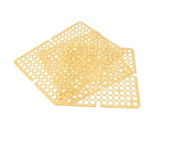 Set 3 Tappeti per Lavello Classic Colore Giallo Bama