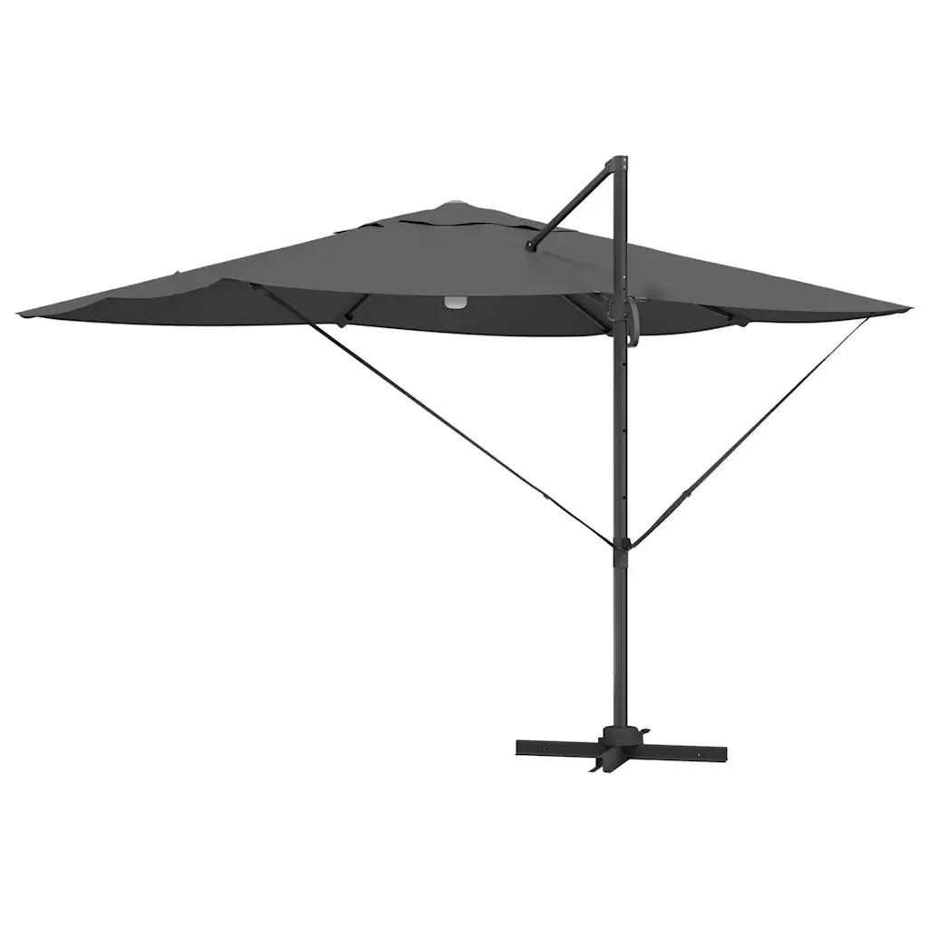 Ombrello | Parasolne Antracite 351 x 250 x 253 cm Poliestere e Alluminio