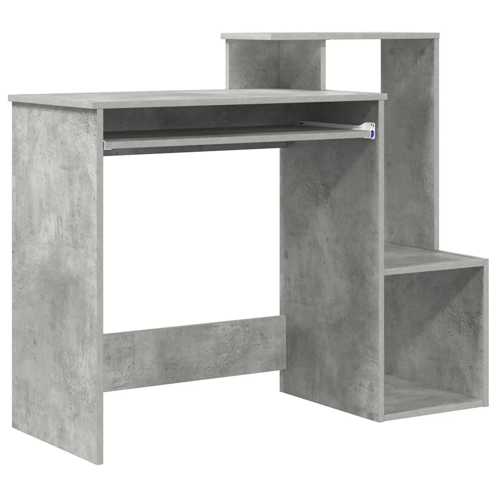 Scrivania Grigio cemento 106 x 41 x 88.5 cm Legno multistrato 869469