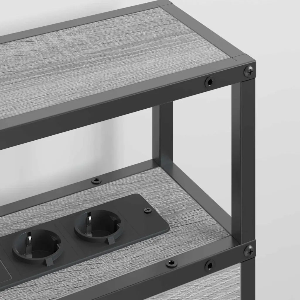Testiera | Testata contenitore Grigio sonoma Legno multistrato