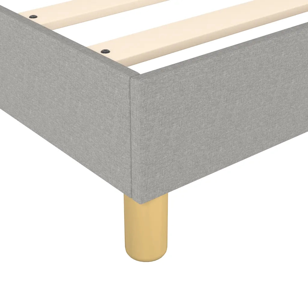 Struttura Letto a Rete a Molle Grigio Chiaro 80x200 cm Tessuto 3120566