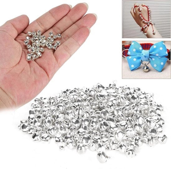 Mini Sierade in Argento - Mini-bellini in Argento - 6 mm Mini-Bellini in Argento, Ideali per Progetti di Fai da Te, Regalo per Fai da Te.