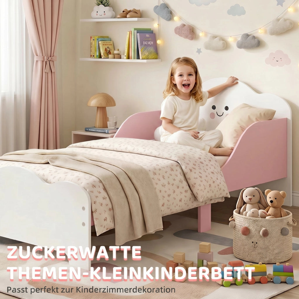 Letto a soppalco per bambini ¨C Xylo ¨C rosa 140x70 cm