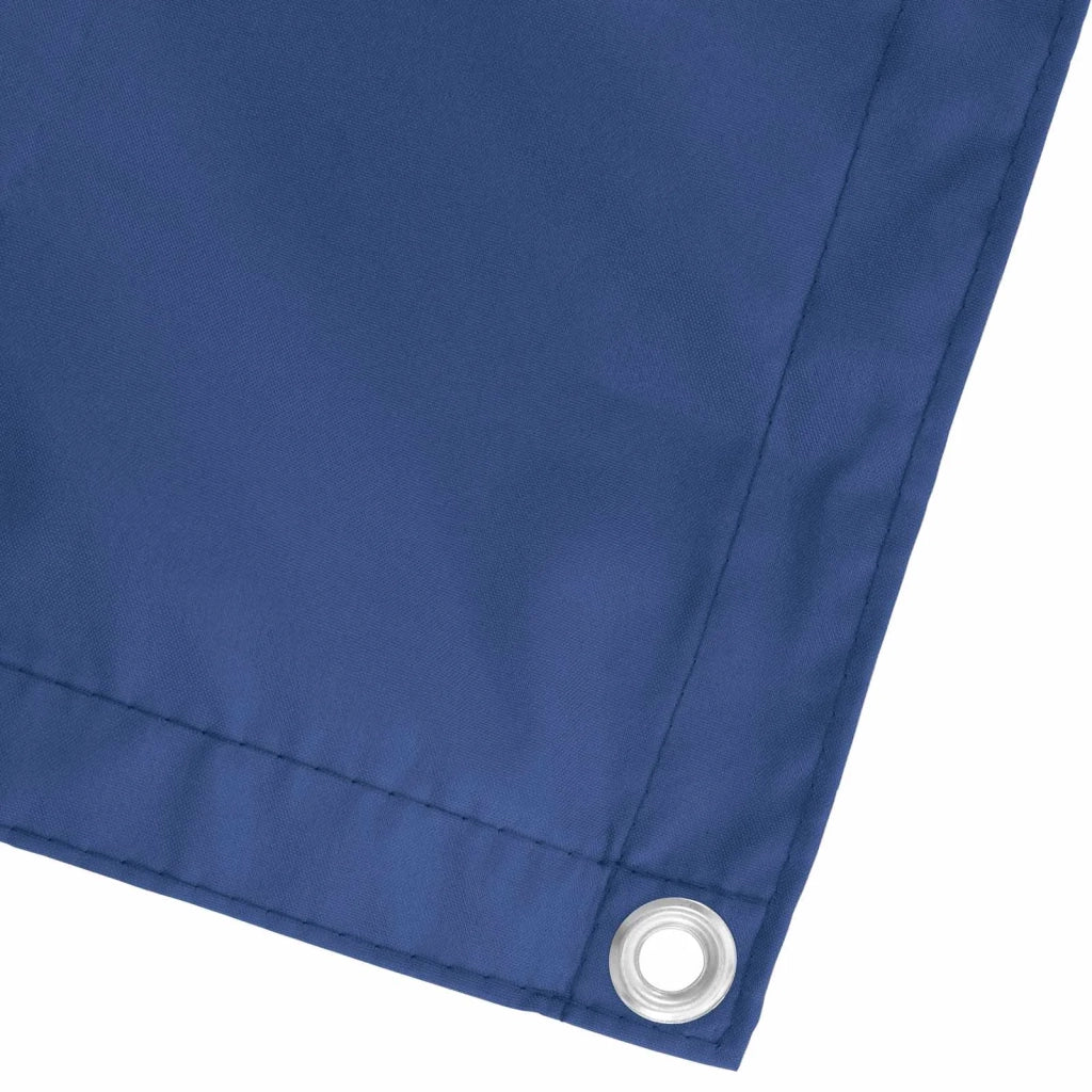 Schermo da balcone-Pannello per balcone Blu 100 x 400 cm Tessuto Oxford