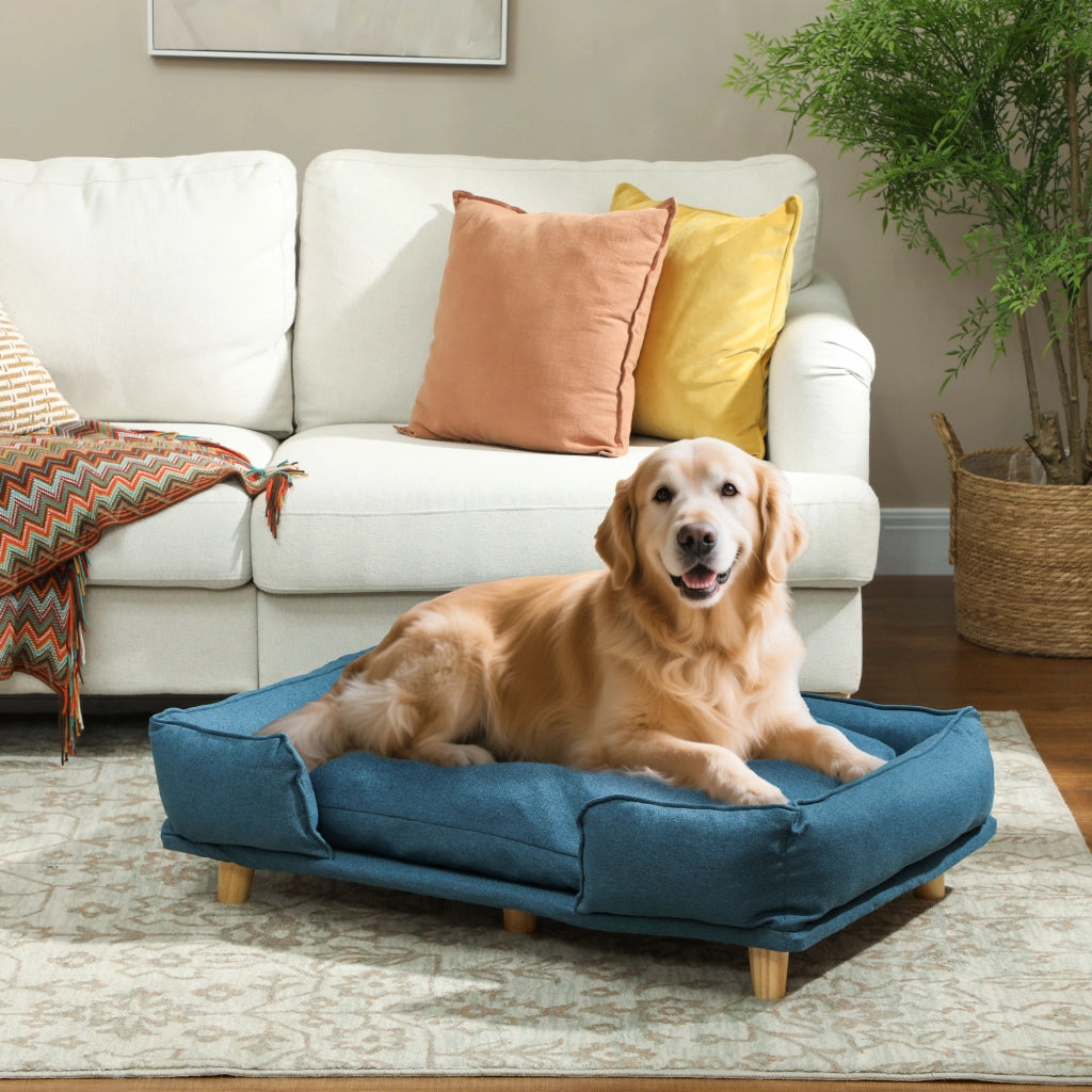 Letto per Cani ¨C Minimal ¨C Tessuto Blu Scuro