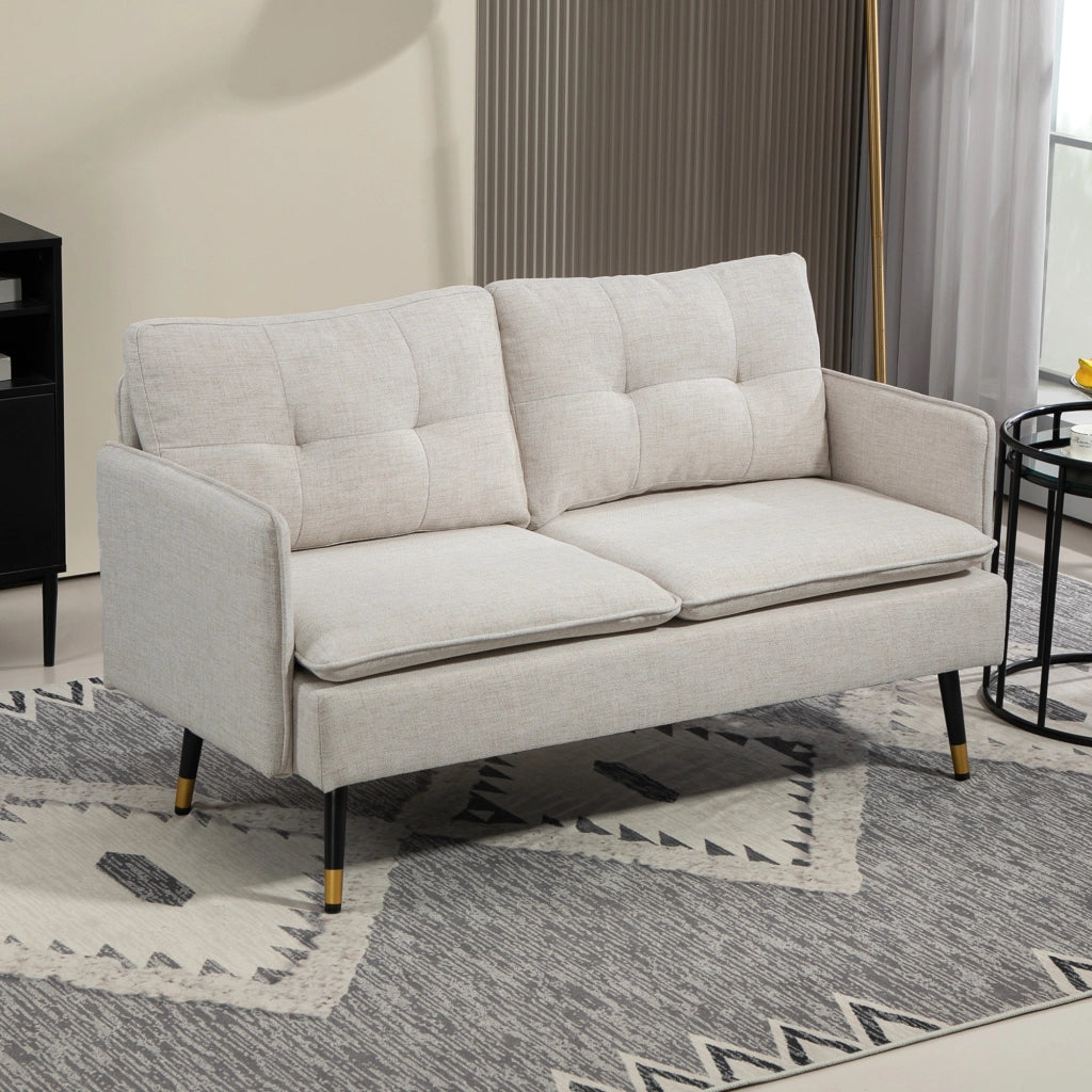 Divano 2 posti ¨C Minimal ¨C cr¨¨me 139x68x80