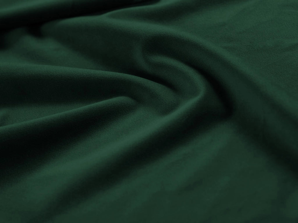 Cosmopolitan Design - Divano angolare destro "Vienna" 6 posti in velluto verde bottiglia 