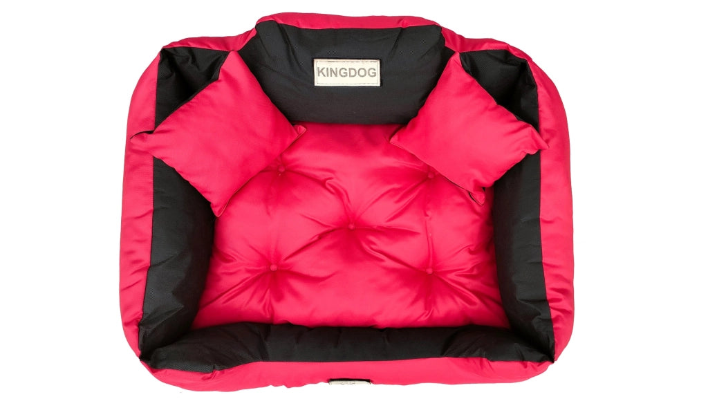 AIO FACTORY 145x115 cm KINGDOG Cuccia per cani impermeabile personalizzabile rossa