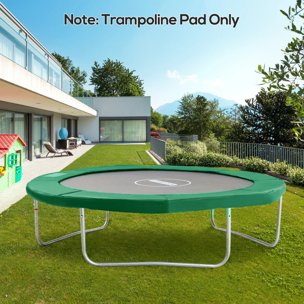Set di accessori per trampolino: copertura perimetrale, rete di sicurezza, telo di copertura per esterni, per trampolini da 8 a 15 piedi, ? 305 cm,