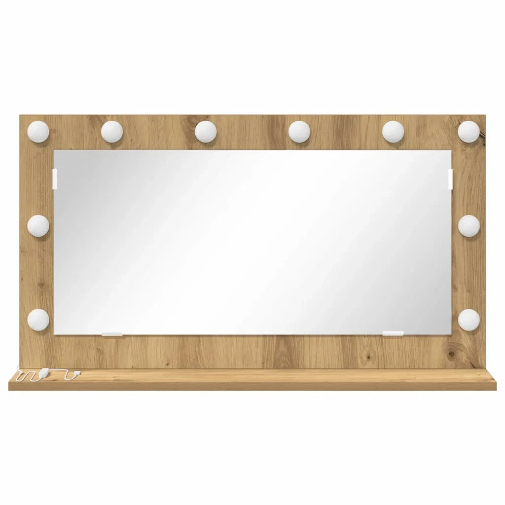Specchio da Vanit¨¤ Rovere artigianale 80 x 45 x 18 cm