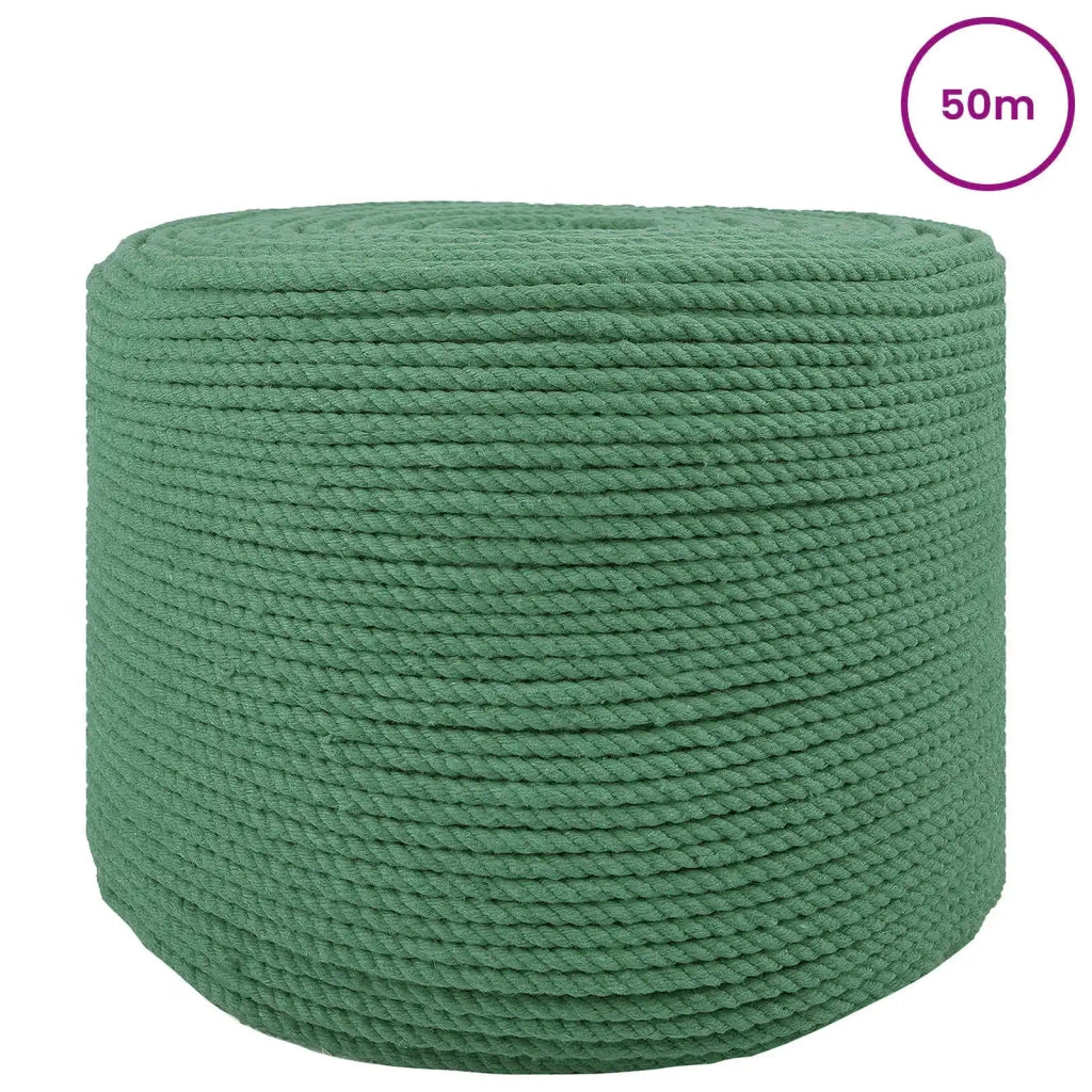 Corda Verde 0,4 x 0,4 x 5000 cm Cotone 42011942