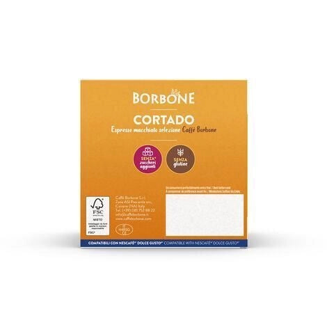 Caffe Borbone DGCORTADO16 capsula e cialda da caffè Capsule caffè 16 pz