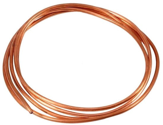 Tubolare in Rame - Sottile - Per Raffreddamento e Sanitari - Diametro Esterno 4mm - Duraturo e Affidabile - Adatto a Diverse Applicazioni - Rame