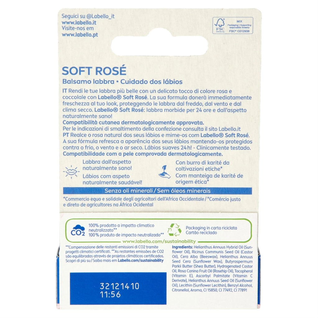 LABELLO CLASSIC CARE SOFT ROSÈ
