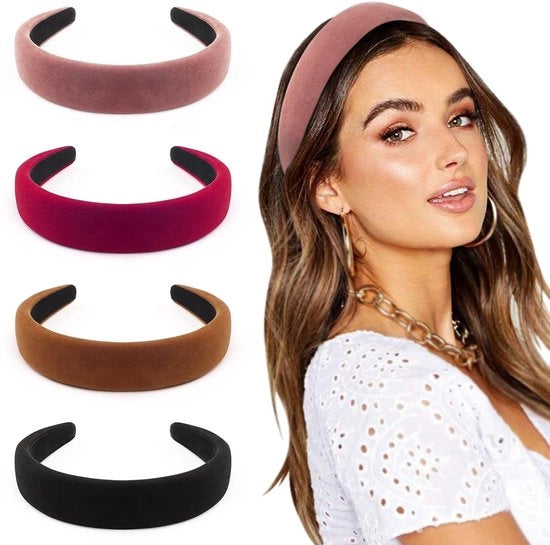 Cintura capelluta morbida velluto - Cintura capelluta signora - Accessori capelli - Antiscivolo - Progettata per il comfort - Cintura capelli