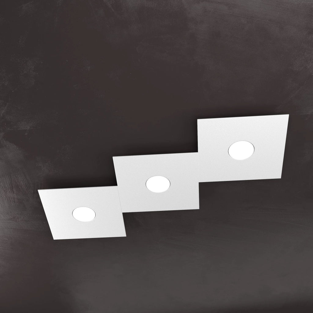 ECCENTRIC APPLIQUE-PLAFONIERA 3 LUCI GRIGIO 1156-3L-GR