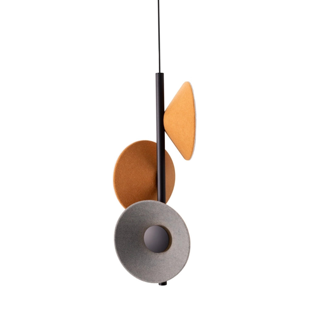 Lampada a sospensione Maxlight MAX feltro arancio LED 8W