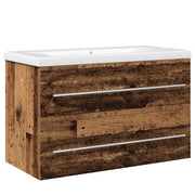 Mobile Lavabo | Armadio per Lavabo da Bagno 2 pz 80 x 38,5 x 48 cm