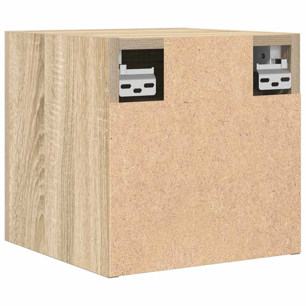 Mobile TV multimediale mensola TV mobile TV sala da pranzo soggiorno camera da letto a parete rovere Sonoma 30,5 x 30 x 30 cm marrone 02_0028147