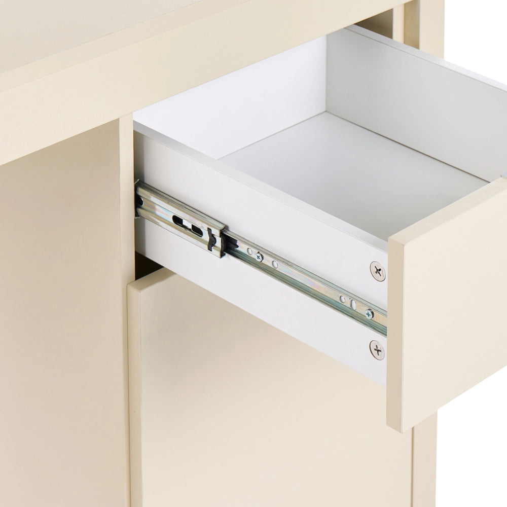 Lampada da scrivania Home Beige chiaro Legno 110 x 50 cm Cassetto contenitore Legno chiaro Design minimalista