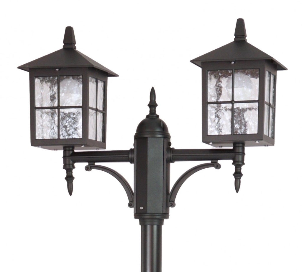 Lanterna da giardino Wenecja 280cm 2xE27 nera IP43