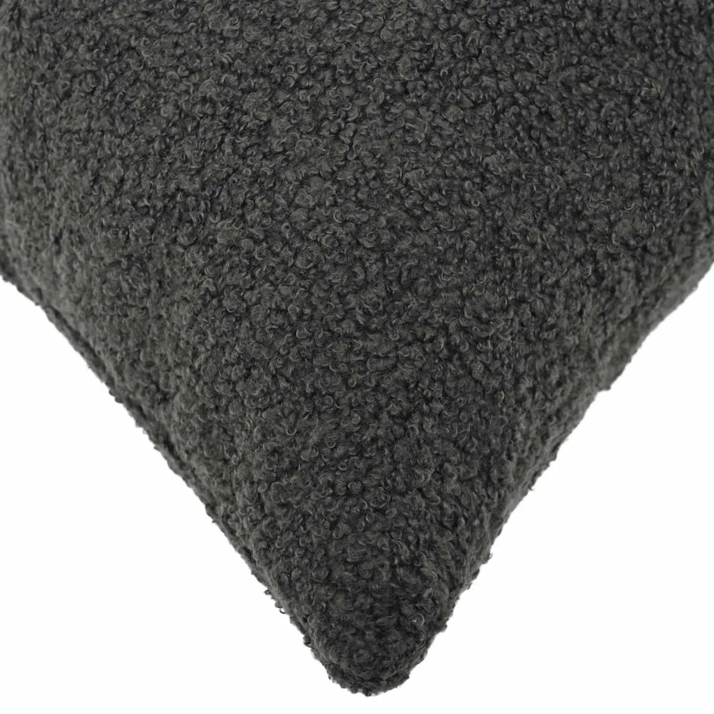 Federa 6 pcs HEERLEN Grigio Scuro 50 x 70 cm Bouclé 911344