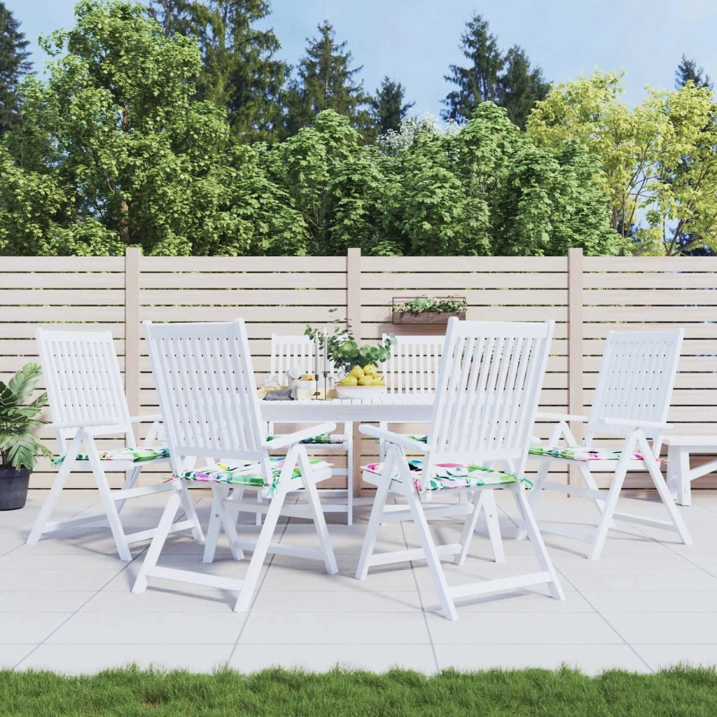Cuscini per sedie 6 pcs Multicolore 50 x 50 x 4 cm 361085