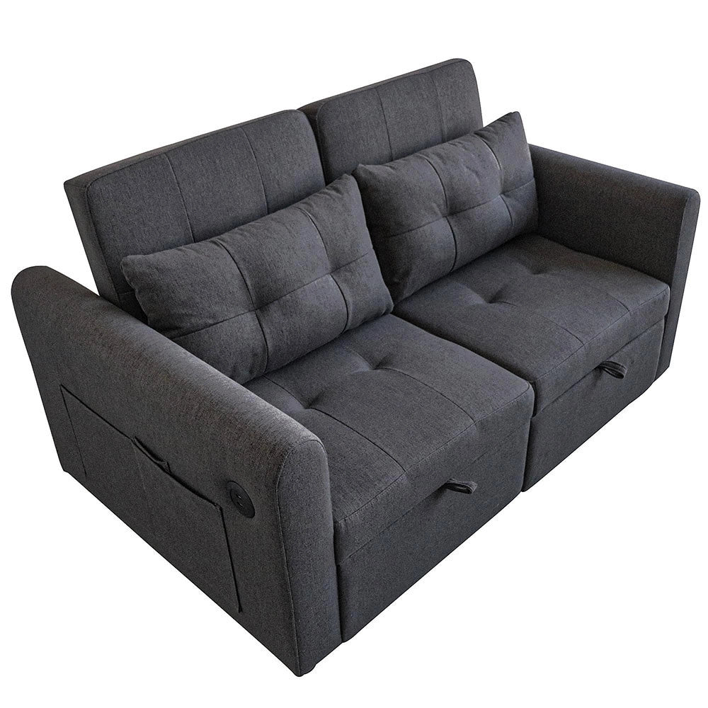 Divano loveseat 3 in 1 - Xylo - Regolabile USB cuscini